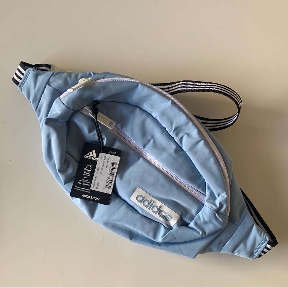 🤍 2 for $30 / Adidas - baby blue Fanny pack